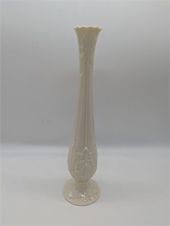 Vtg. Lenox Porcelain Florentine Bud Vase Acanthus Leaf Design