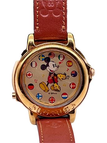 Musical Mickey Mouse, "It's a Small World" Watch