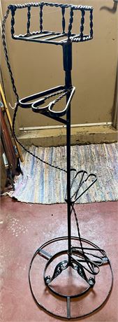 3 tier iron plant stand