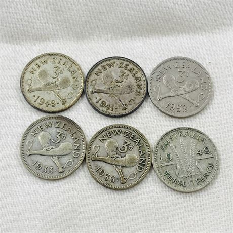 Silver British Empire Coins