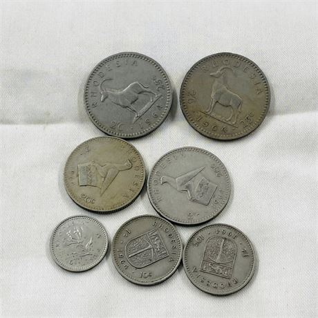 1964 Rhodesia Coinage Set