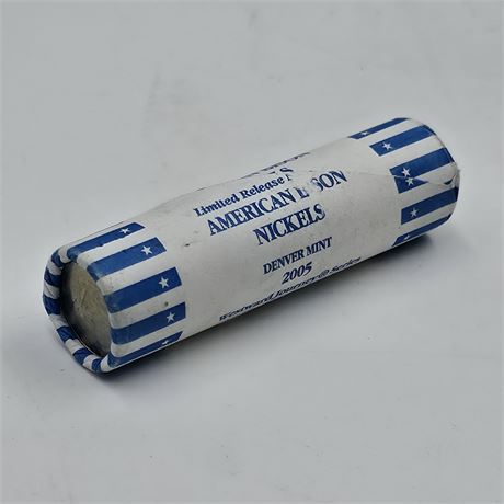 Roll of buffalo nickles