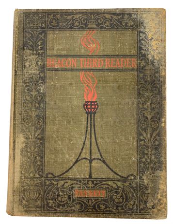 1914 Beacon Third Reader Hardback School Reading Book