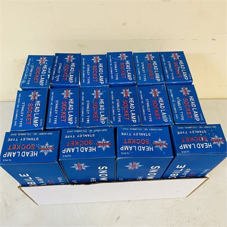 160 NOS Headlight Sockets