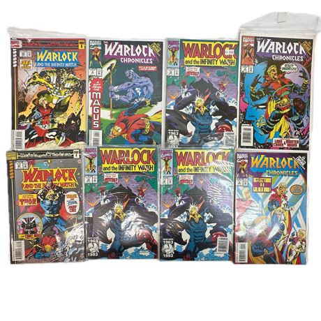 Lot of Assorted Vintage Warlock Comic Books