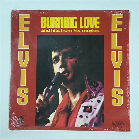 Elvis Presley Burning Love Sealed Vinyl Record