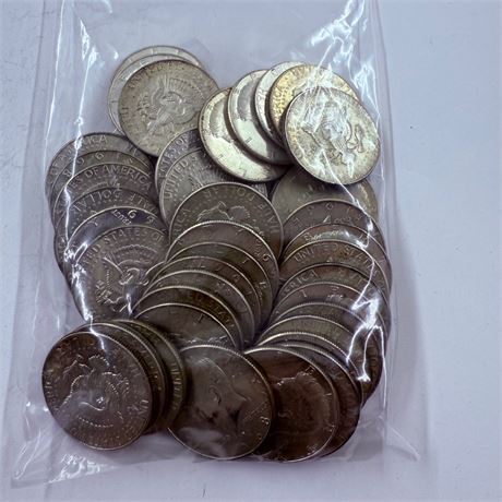 $20 Kennedy 40% Silver Half Dollars