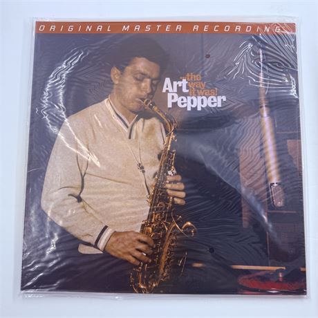 Sealed Art Pepper The Way It Was Mobile Fidelity Vinyl Record