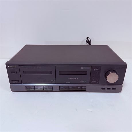 Mitsubishi Model DT-102 Dual Cassette Player