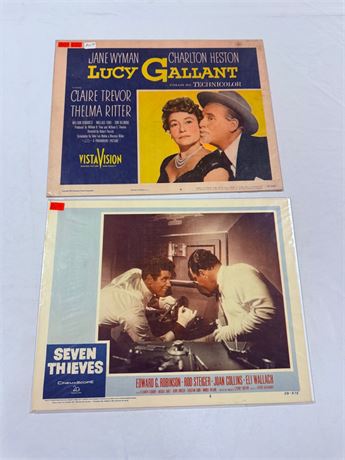 2 Original 11x14” Movie Lobby Cards