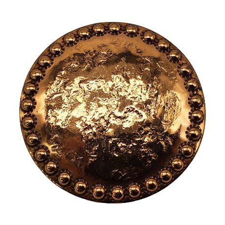 Signed Gret Barkin Artisan Made Copper Brooch