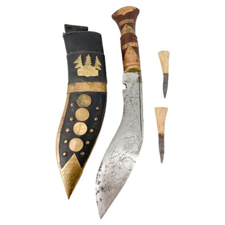 Vintage Nepal Souvenir Gurkah Knife