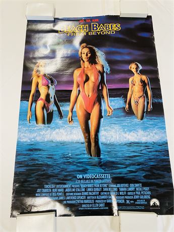 Beach Babes From Beyond Original 27x40 Movie Poster - ROLLED