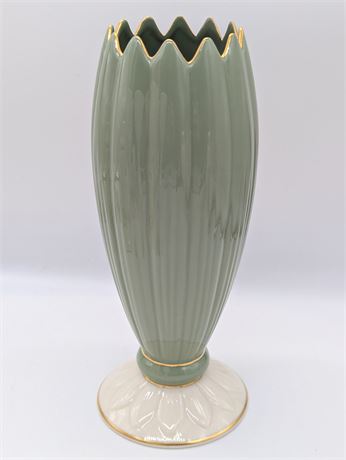 Lenox Green Lily Pad Vase