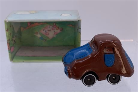1970s Hallmark Chocolate Mouse Road Rovers Hong Kong Metal Toy Car