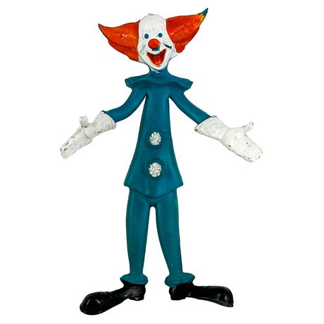 Vintage Bozo the Clown Bendable Figurine