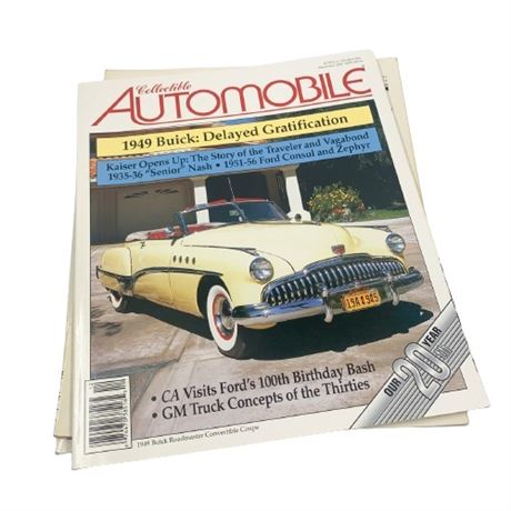 Copios Collectible Automobile Magazine Lot of 4