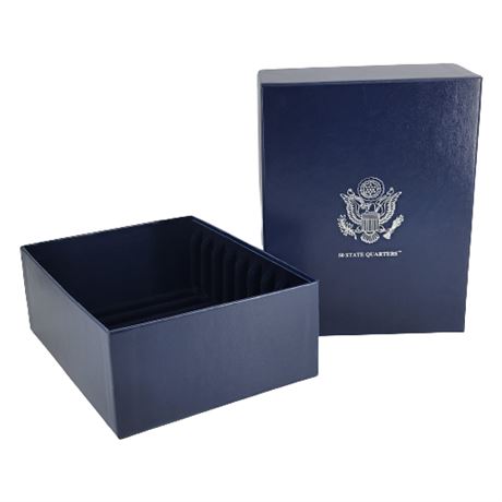 US Mint 50 State Quarters Storage Display Box