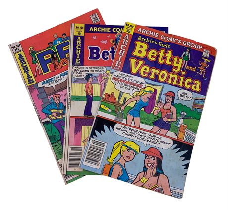 Three 35 to 50 cent Archie Comic Books