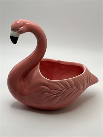 Flamingo flower pot