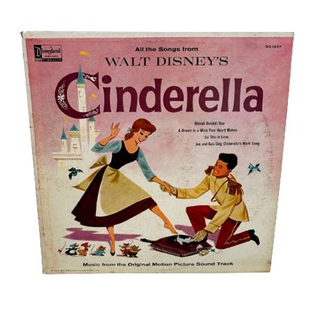 Disney Cinderella Music from the Motion Picture LP