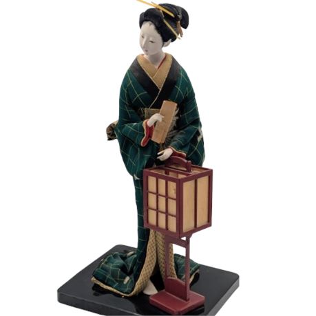 Japanese Figure in Silk
