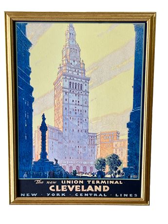 Canvas Giclee Union Terminal Cleveland