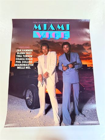 Miami Vice Original Rolled Promo Poster