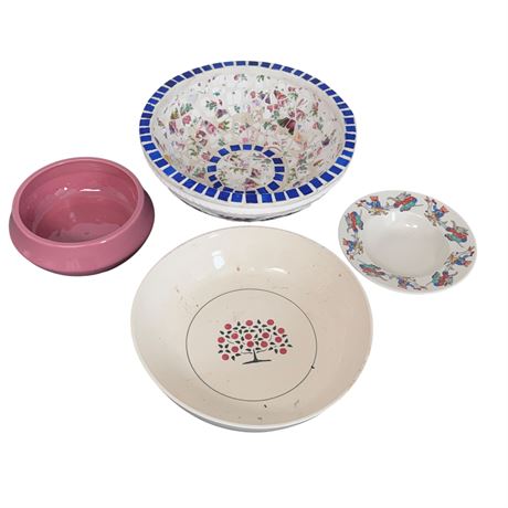 Four (4) Decorative Bowl