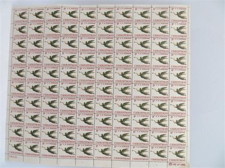 1965 Christmas Five Cent Stamps