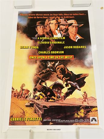 Once Upon a Time in the West Movie Poster - Rolled, Unused