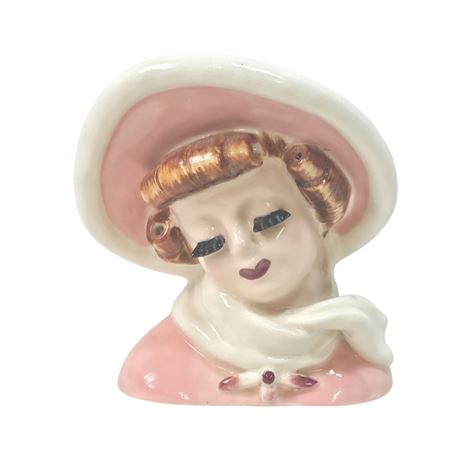 VTG Porcelain Head Vase
