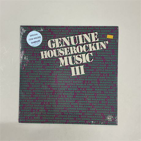 Genuine Houserockin Music 3 Sealed Vinyl Record