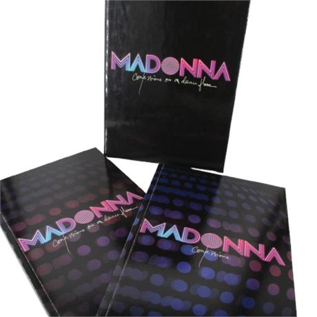2005 MADONNA Novelty Books in Slipcase ~ Confessions On A Dance Floor swag