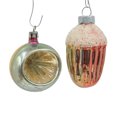 Antique Mercury Glass Ornaments
