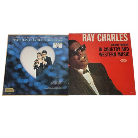 Ray Charles "Love is a Many-Splendored Thing" / "Modern Sounds" Vinyl Records