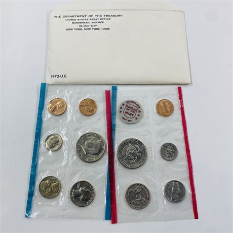 1972 P + D Mint Set
