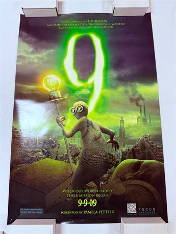 9 Original DS 27x40” Movie Poster