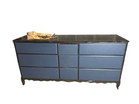 Large Blue Dresser