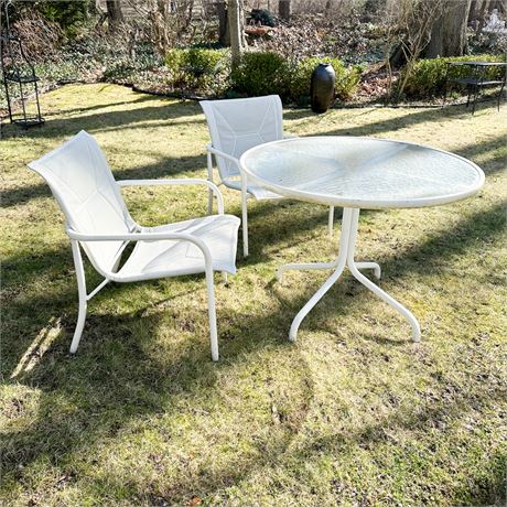 Aluminum Patio Set including Table & Chairs