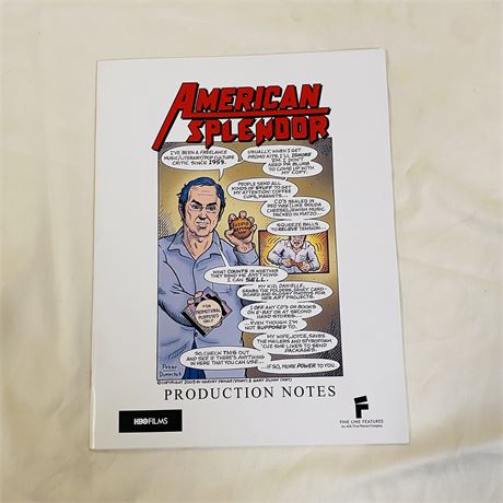 American Splendor Original Production Book