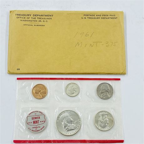 BU 1961-D US Mint Set