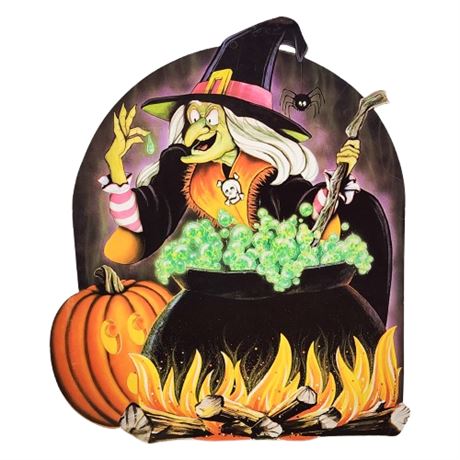 Vintage BEISTLE Halloween Witch Paper Decor