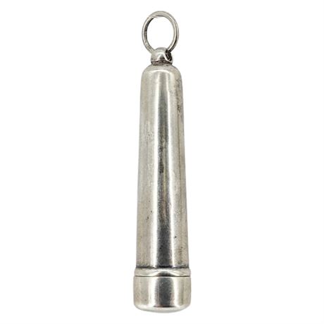 Vintage Sterling Silver Chatelain Cheroot/Cigarette or Needle Holder Case