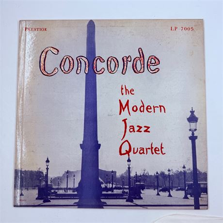 Concorde The Modern Jazz Quartet Vinyl Record