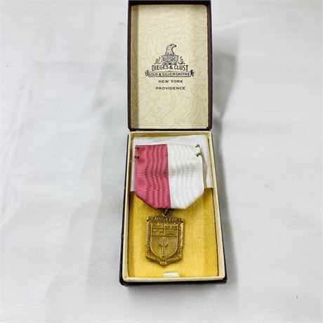 Antique 8.34g Gold Filled Dieges & Clust NY Medal