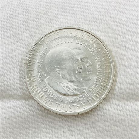 BU 1951-S George Washington Carver Half Dollar