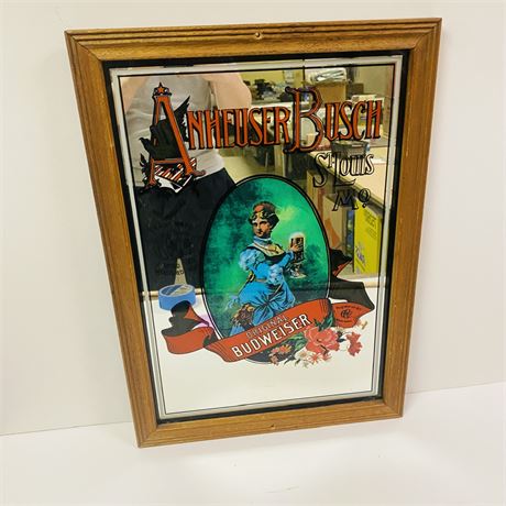 Anheuser Busch Mirror Sign