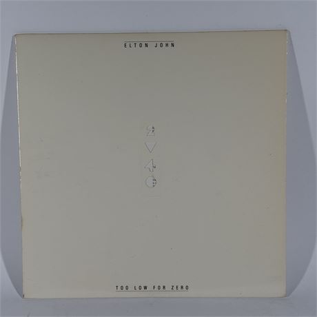 Elton John "Too Low For Zero" LP
