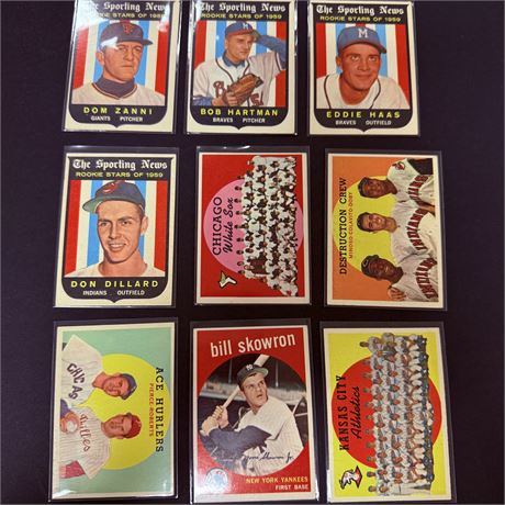 1958 Topps Set Break Lot